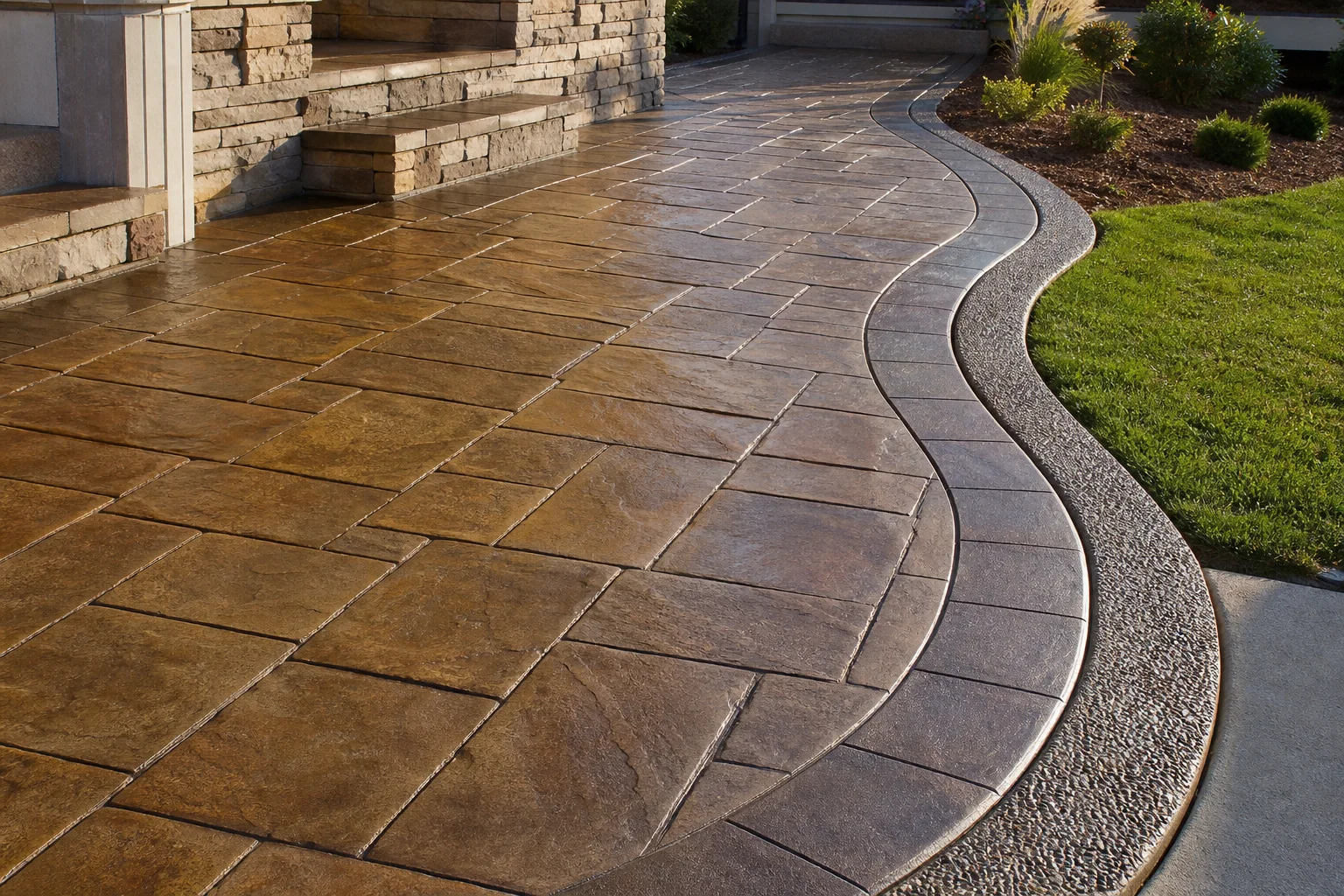 Stamped & Decorative Concrete by Elite Mix Concrete & Masonry in Nassau County, NY
